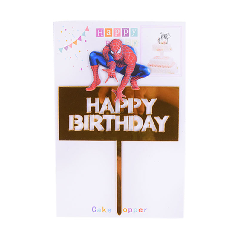 Happy Birthday Cake Topper (Design 13)