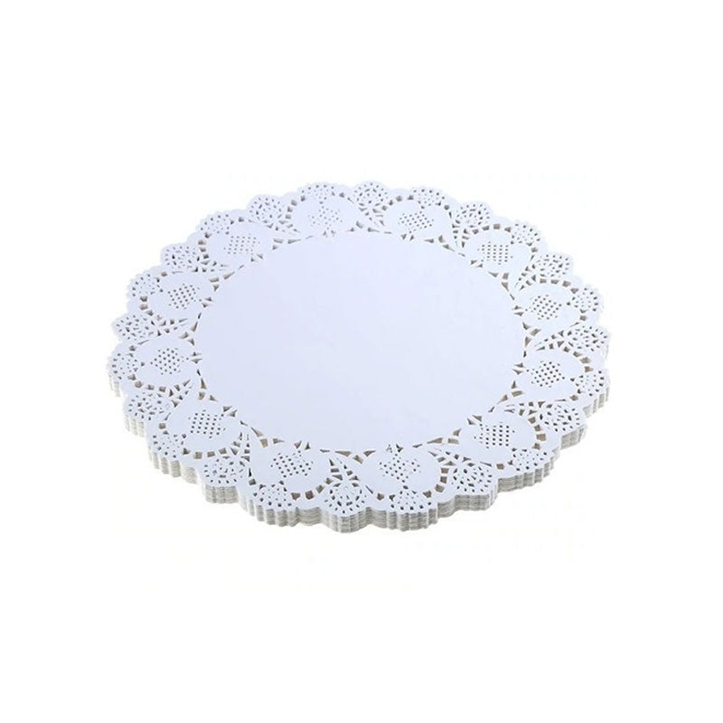 Round Shape Doilies Paper 50Pcs Pack 16.5CM