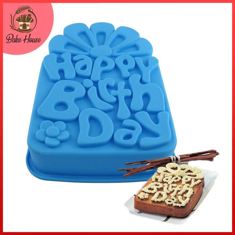 Happy Birthday Silicone Cake Baking Mold