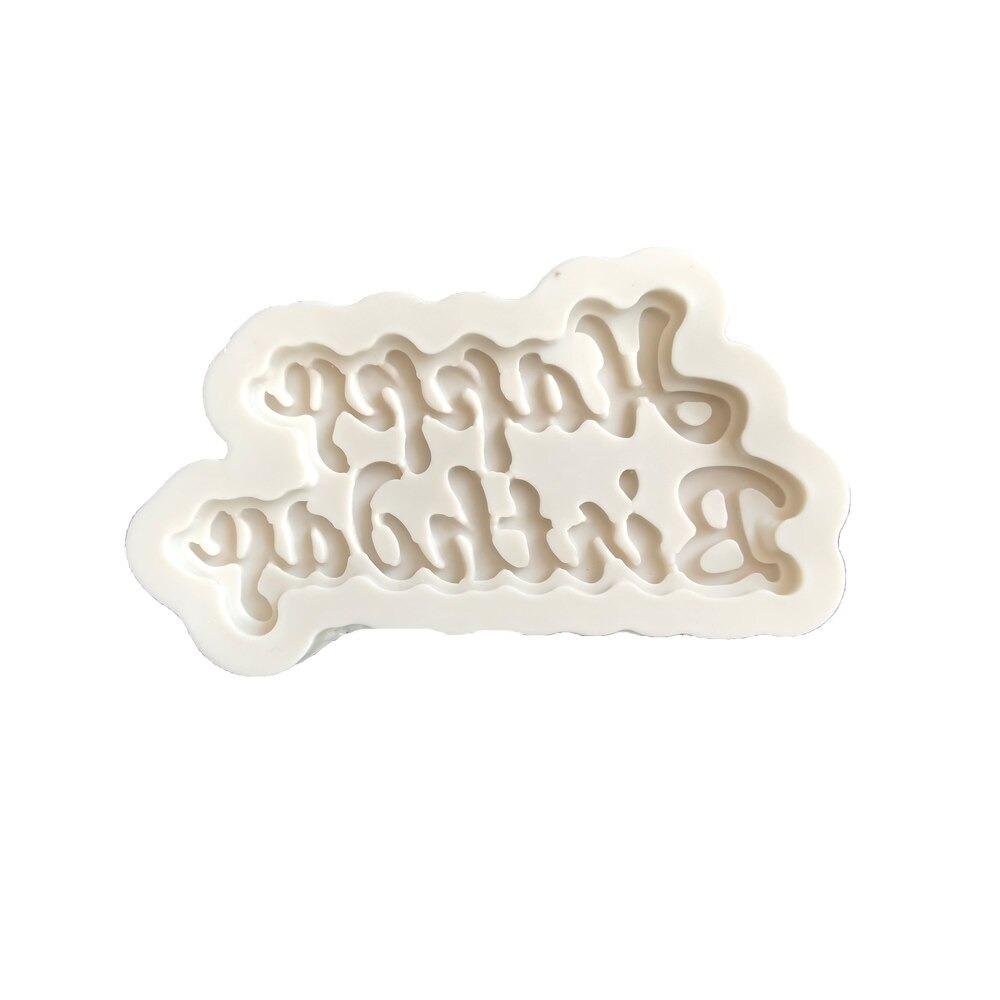 Happy Birthday Silicone Fondant & Chocolate Mold