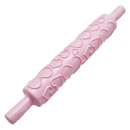 Heart Design Rolling Pin Plastic