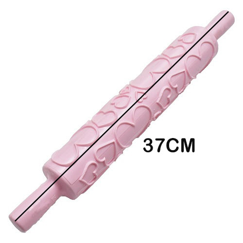 Heart Design Rolling Pin Plastic