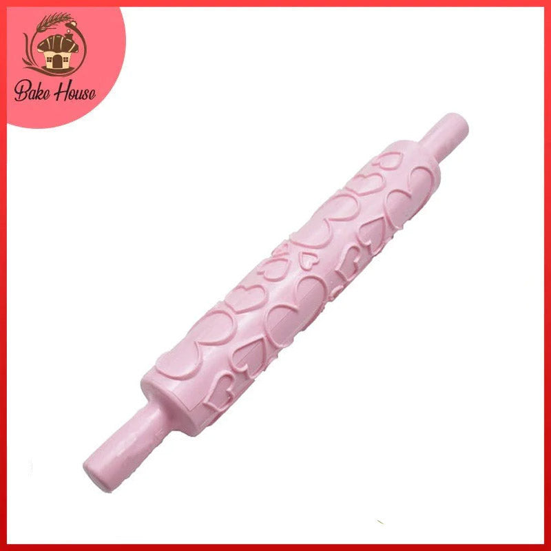 Heart Design Rolling Pin Plastic