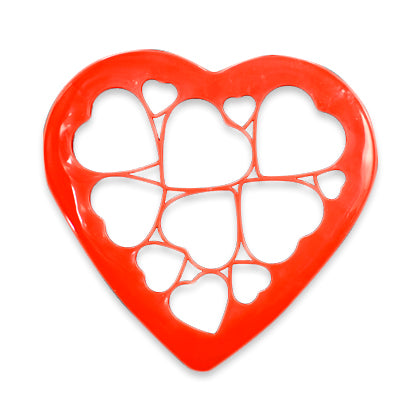 Heart Shape Multi Cookie Cutter Plastic