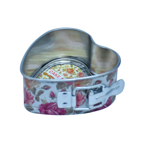 Heart Shape Non Stick Spring latches Pan Small