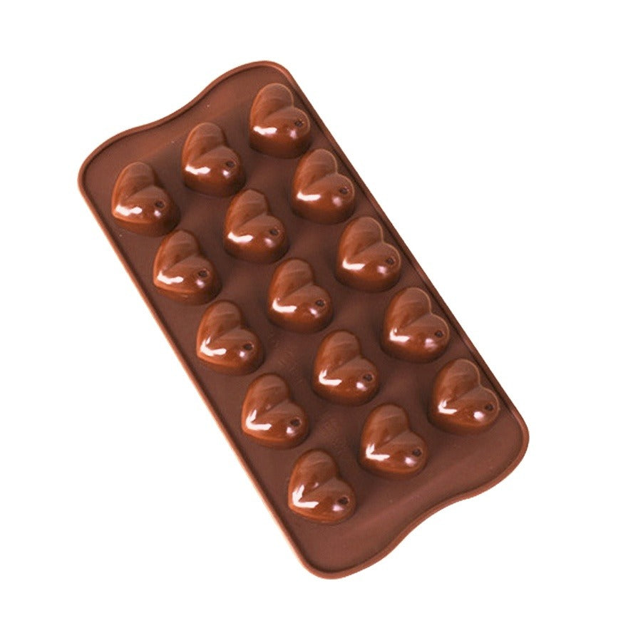 Heart Shape Silicone Chocolate Mold 15 Cavity