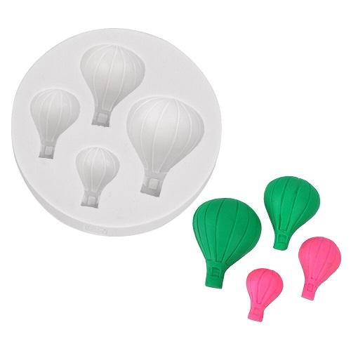 Hot Air Balloon 4 Cavity Silicone Fondant & Chocolate Mold
