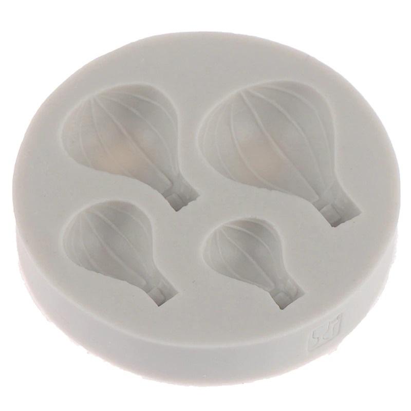 Hot Air Balloon 4 Cavity Silicone Fondant & Chocolate Mold