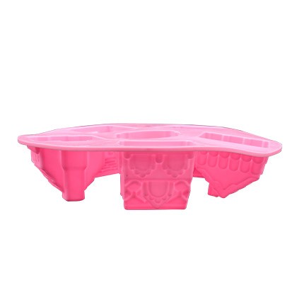 House Shape Silicone Baking Mold 6 Cavity