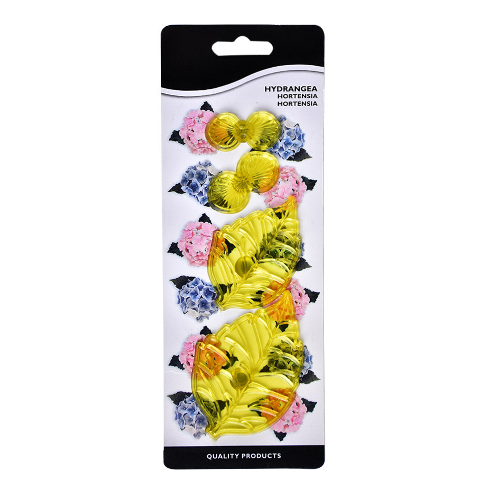 Hydrangea Fondant Cutter 4Pcs Set Plastic