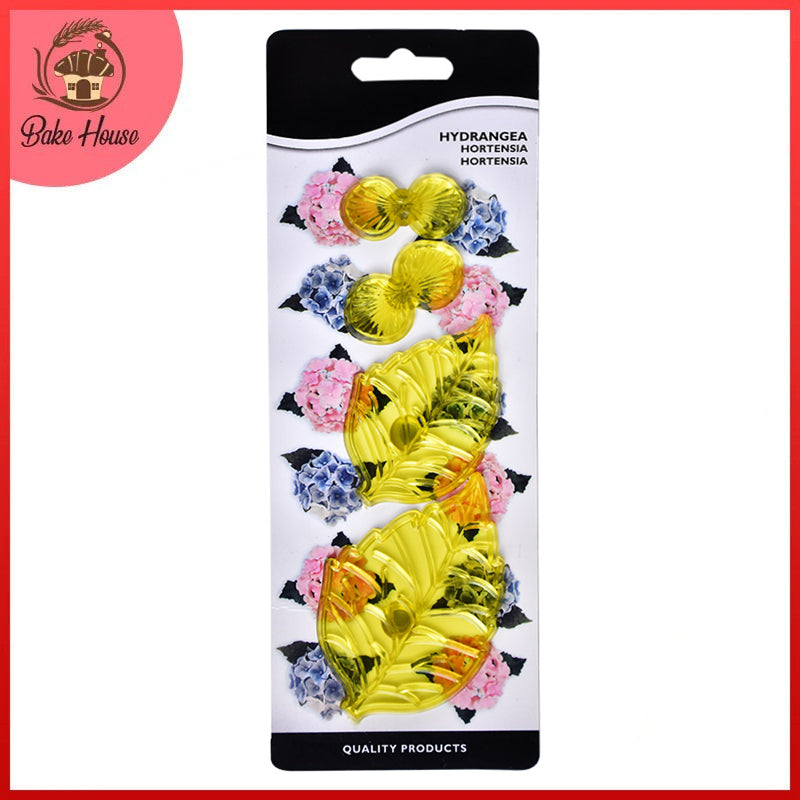 Hydrangea Fondant Cutter 4Pcs Set Plastic