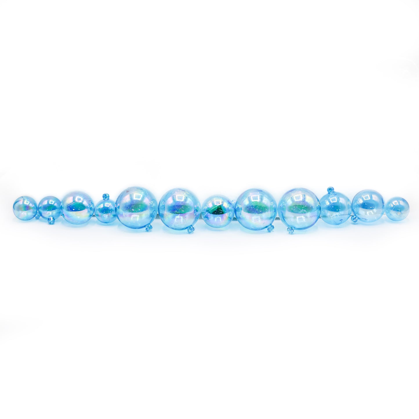 Decorating Blue Ball 12Pcs Set Plastic