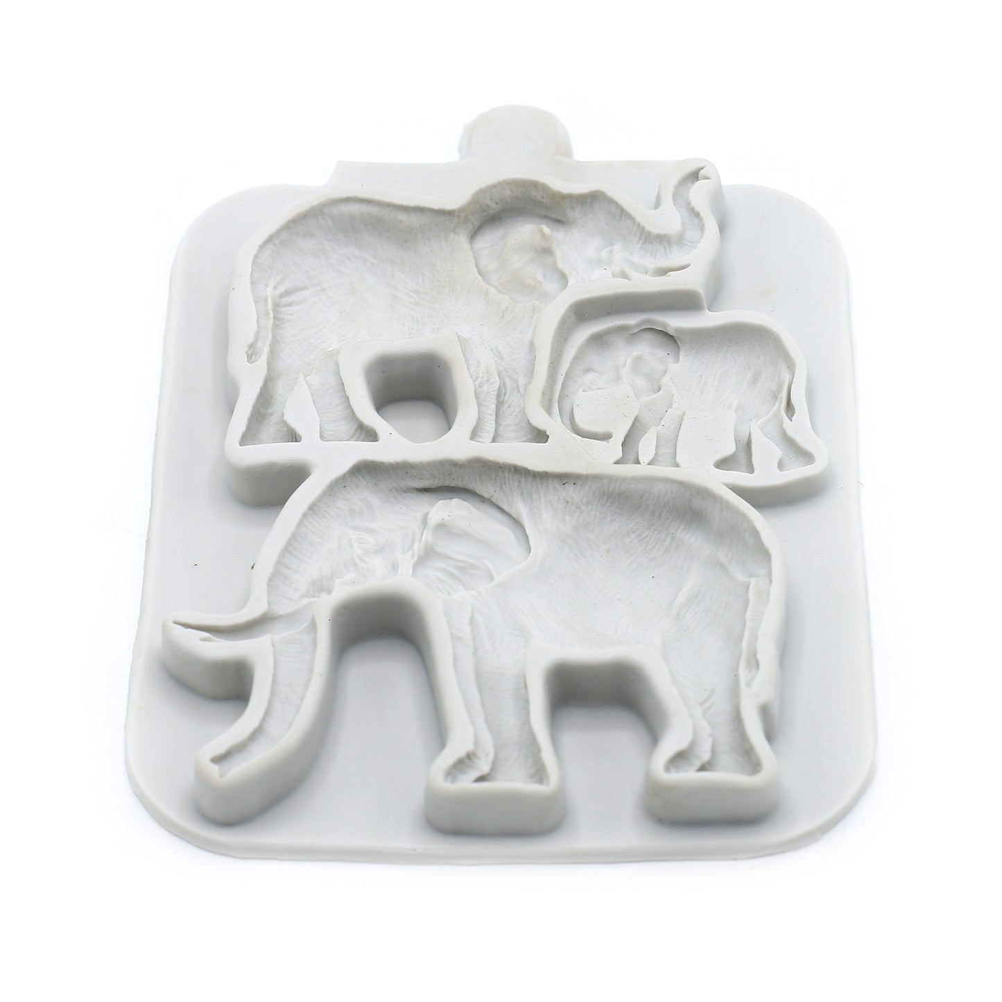 Elephant Silicone Fondant Mold 3 Cavity