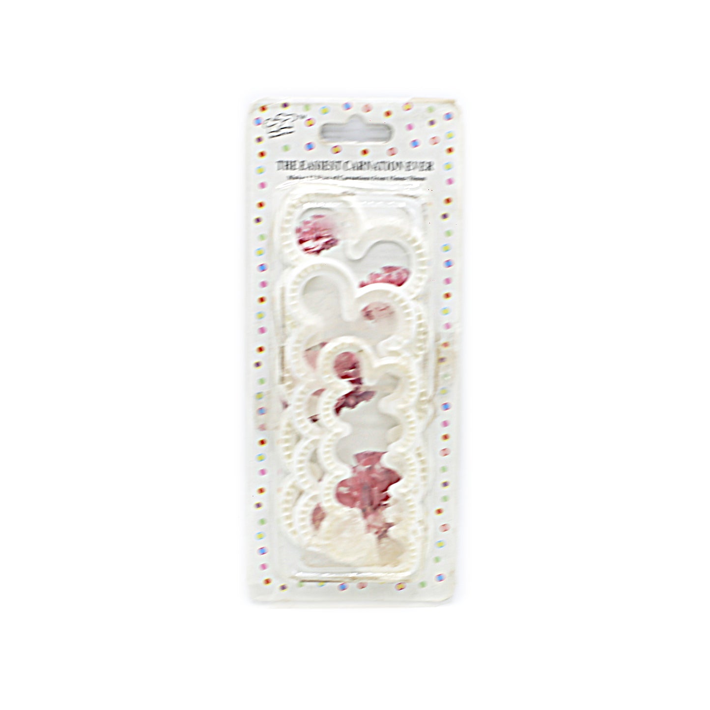 Easy Rose Carnation Fondant Cutters 3Pcs Set Plastic