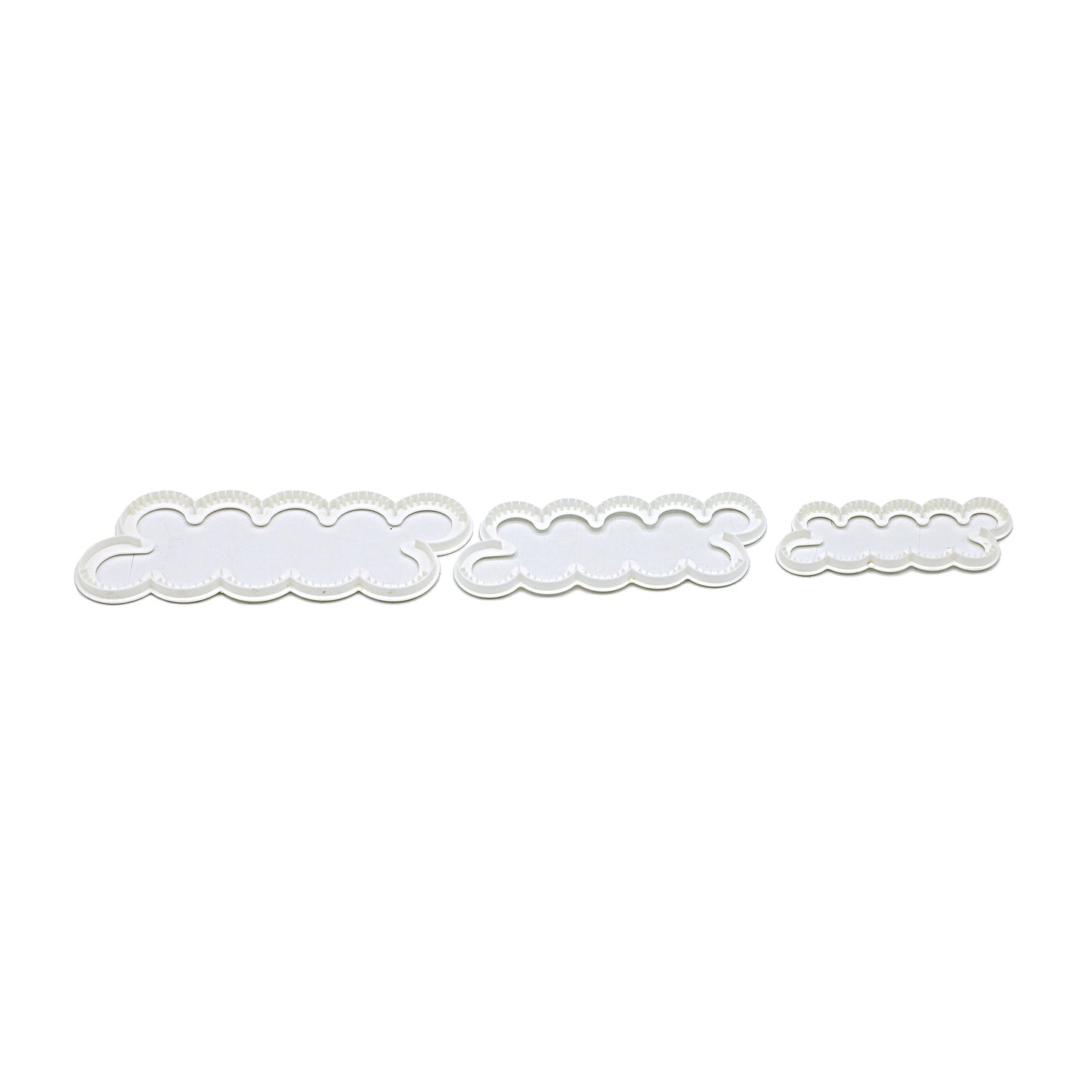 Easy Rose Carnation Fondant Cutters 3Pcs Set Plastic