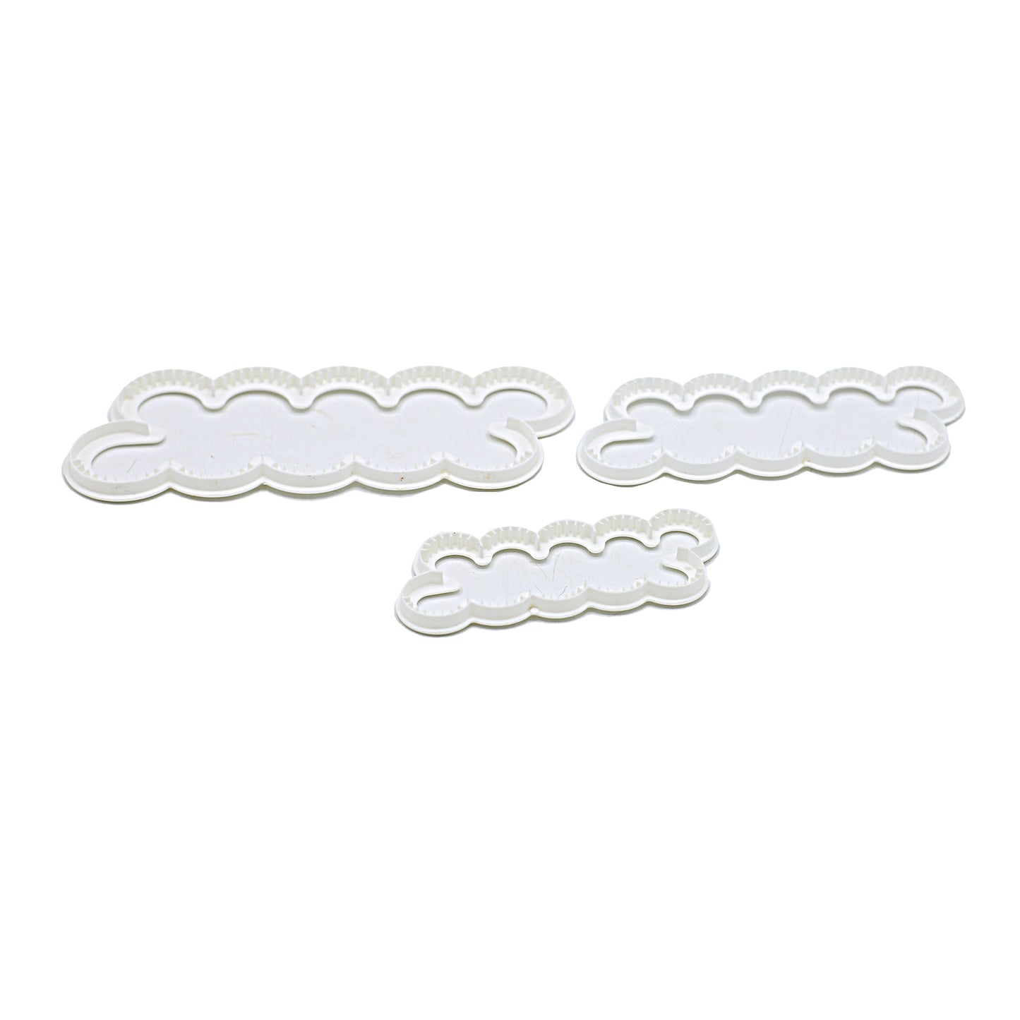 Easy Rose Carnation Fondant Cutters 3Pcs Set Plastic