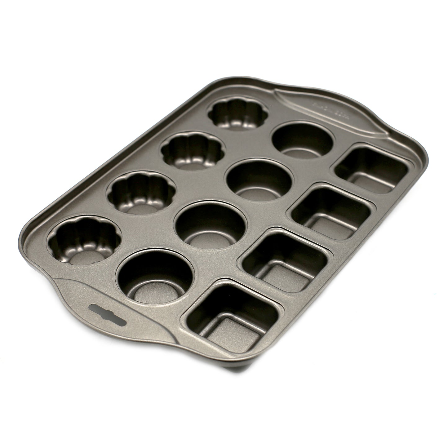 Different Shapes Mini Cheese Cake Pan 12 Cavity Non Stick