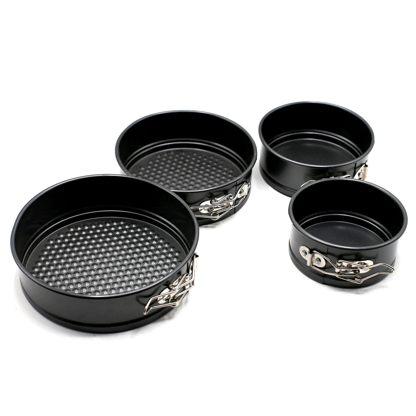 Round Springform Non-Stick Pan 4Pcs Set