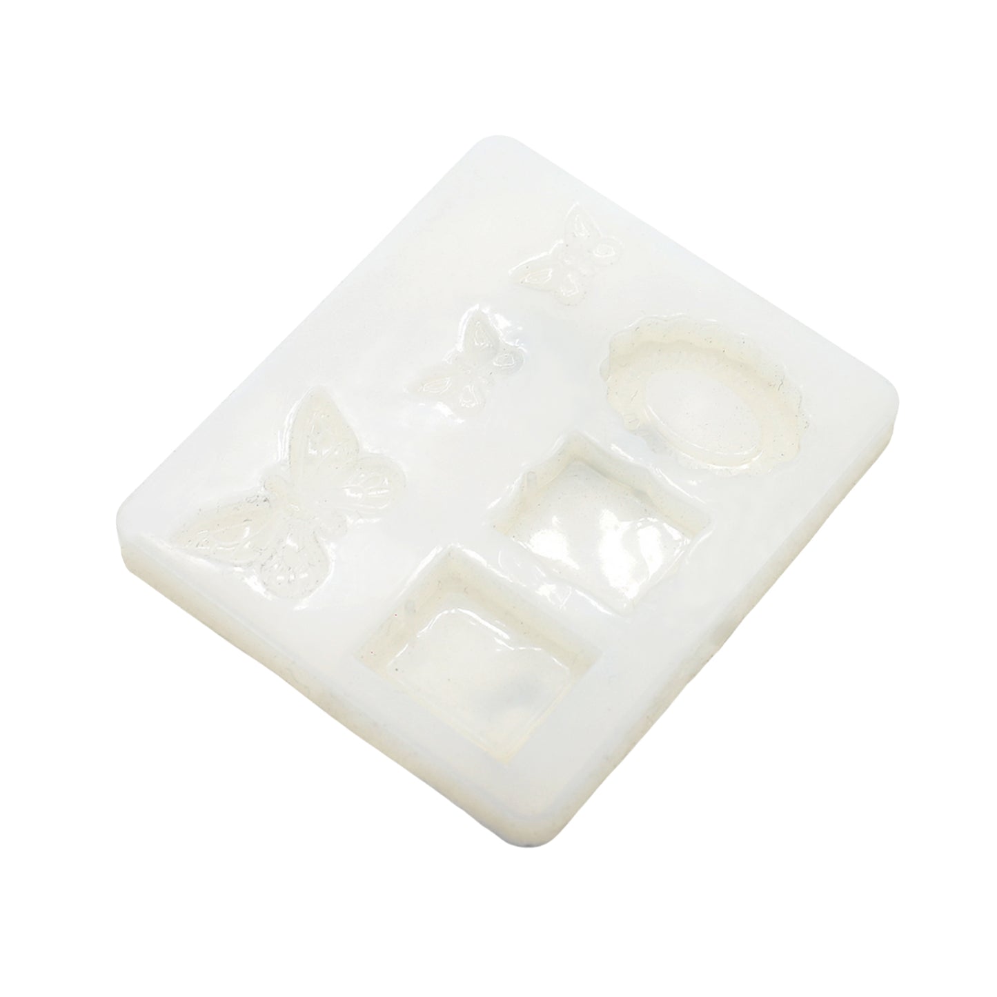 Butterfly And Frame Fondant mold 6 cavity