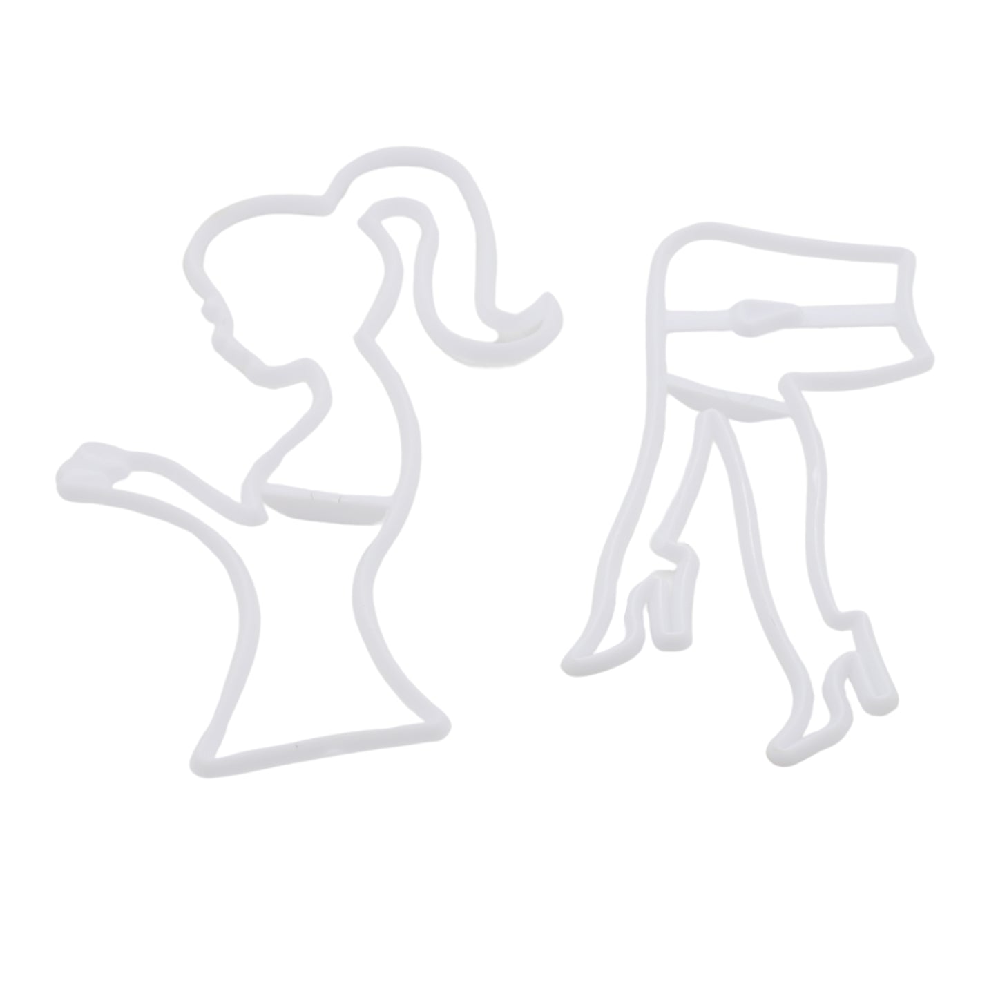 Fashion Girl Cookie Cutter 2Pcs Set