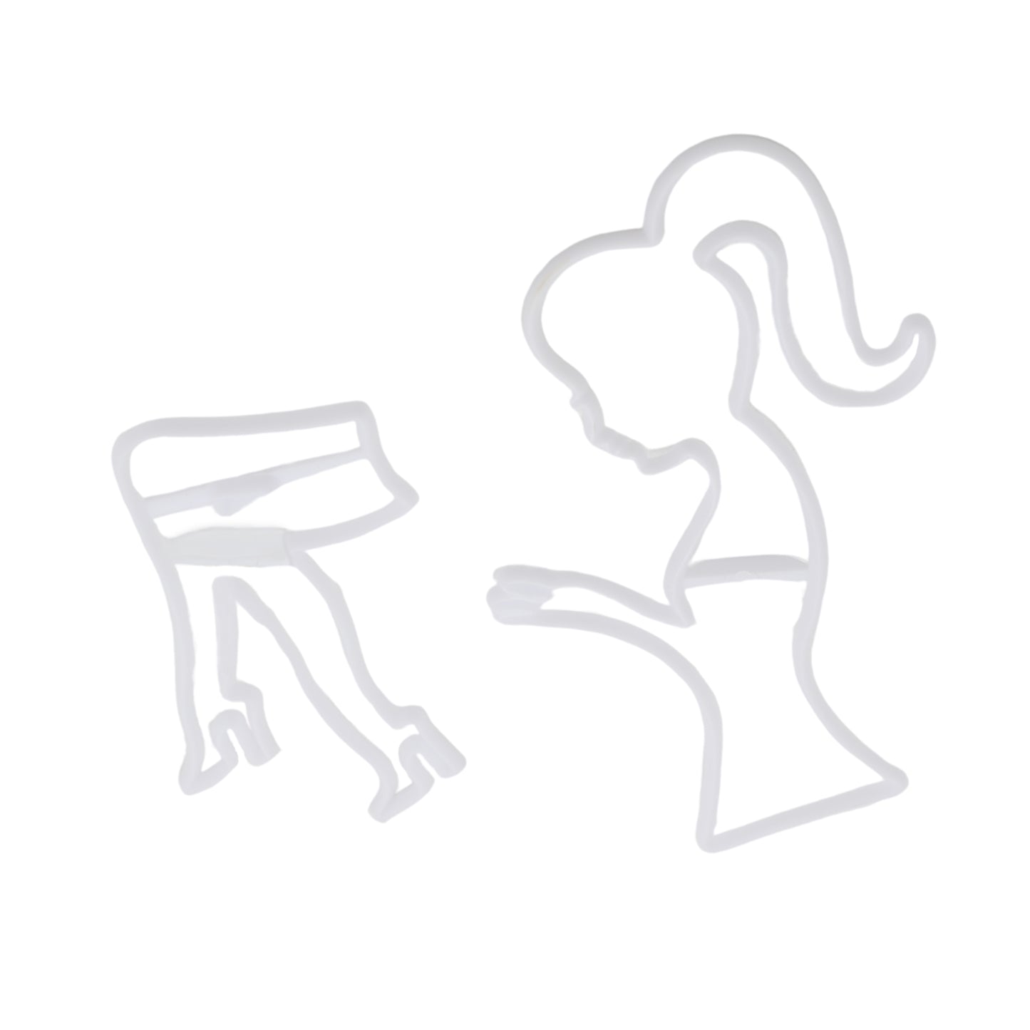 Fashion Girl Cookie Cutter 2Pcs Set