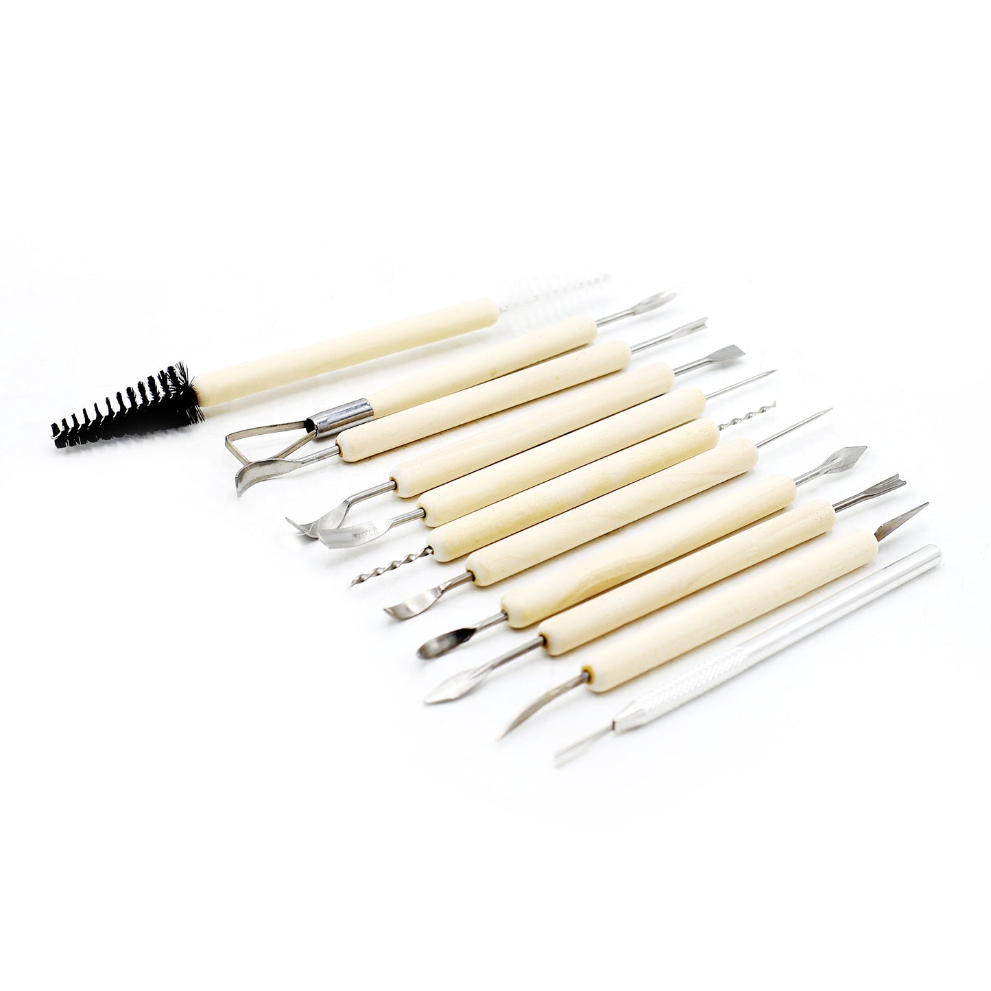 Double Side Wooden Fondant Modeling Tool 11Pcs Set