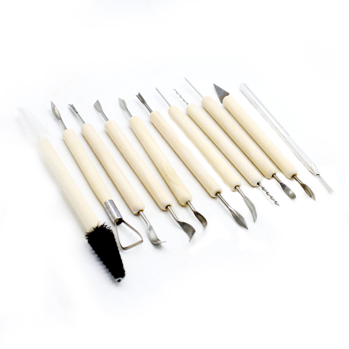 Double Side Wooden Fondant Modeling Tool 11Pcs Set