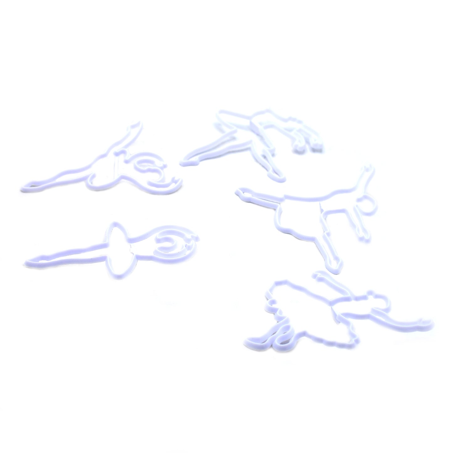 Dancing Girl's Fondant Cutter 5Pcs Set