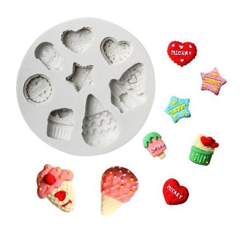 Ice Cream Silicone Fondant & Chocolate Mold