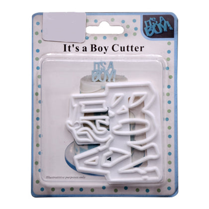 It's A Boy Fondant Cutter Plastic