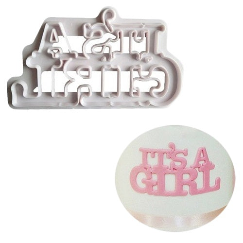 Its' A Girl Fondant Cake Cutter