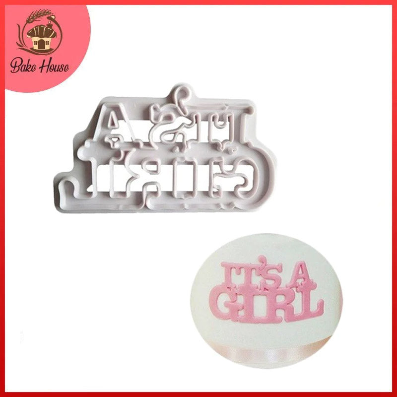 Its' A Girl Fondant Cake Cutter