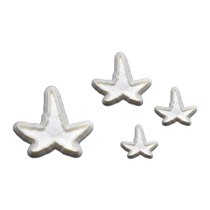 Ivy Leaf Fondant & Cookie Cutter 4Pcs Set Plastic