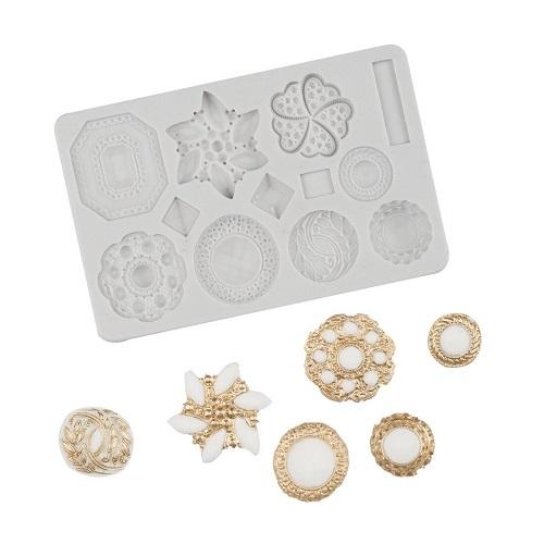 Jewelry Gems Silicone Fondant & Chocolate Mold