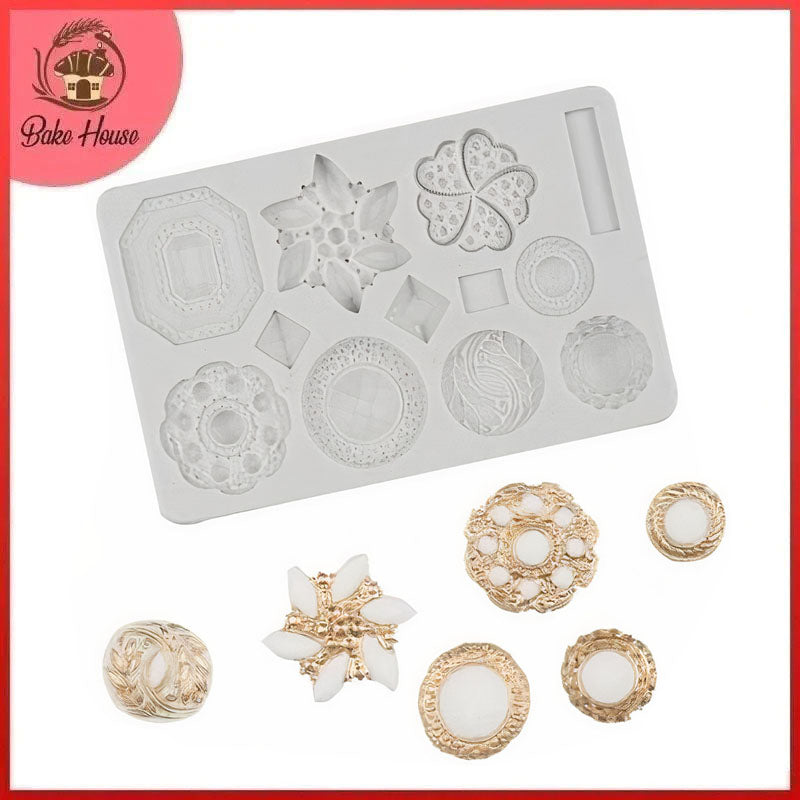 Jewelry Gems Silicone Fondant & Chocolate Mold
