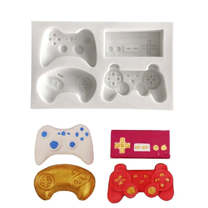 Joystick Silicone Fondant & Chocolate Mold 4 Cavity