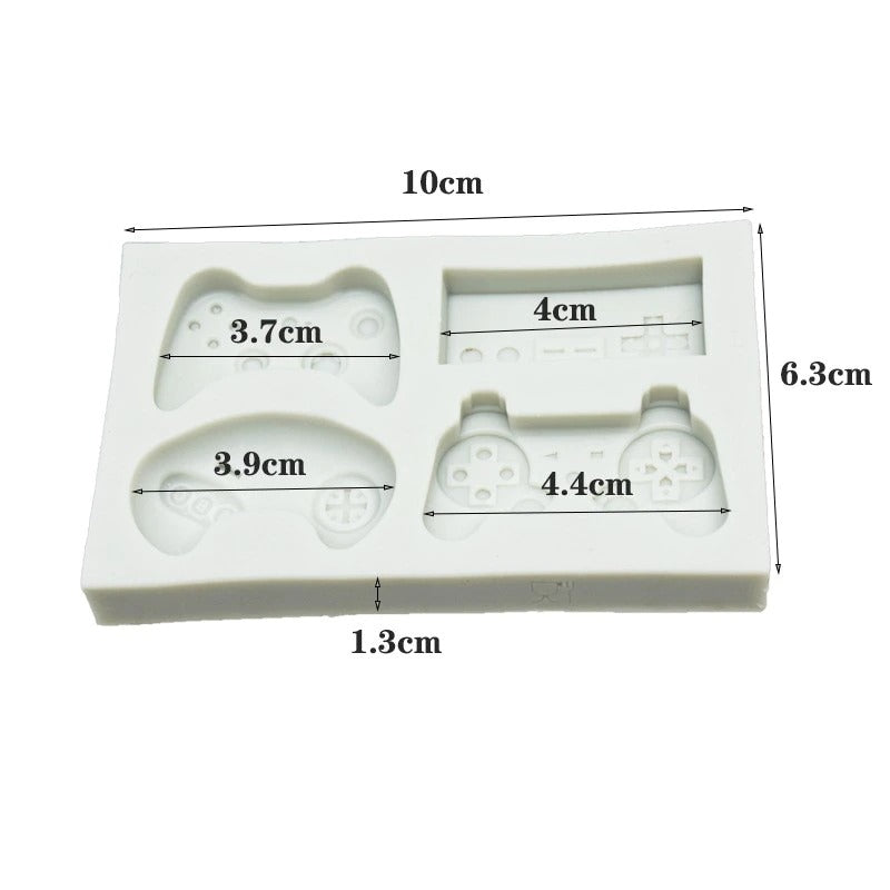 Joystick Silicone Fondant & Chocolate Mold 4 Cavity