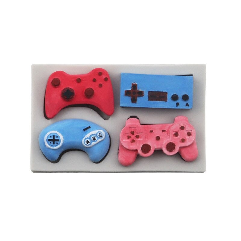 Joystick Silicone Fondant And Chocolate Mold 4 Cavity
