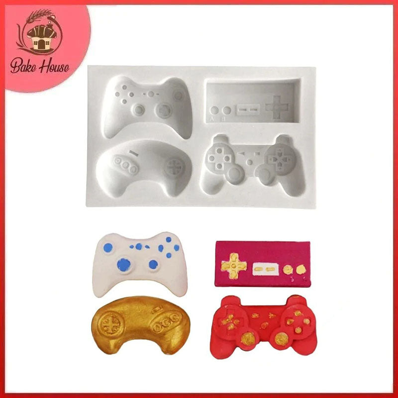 Joystick Silicone Fondant & Chocolate Mold 4 Cavity