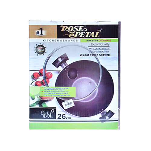 Karahi Pan Non Stick 26 CM Rose Petal