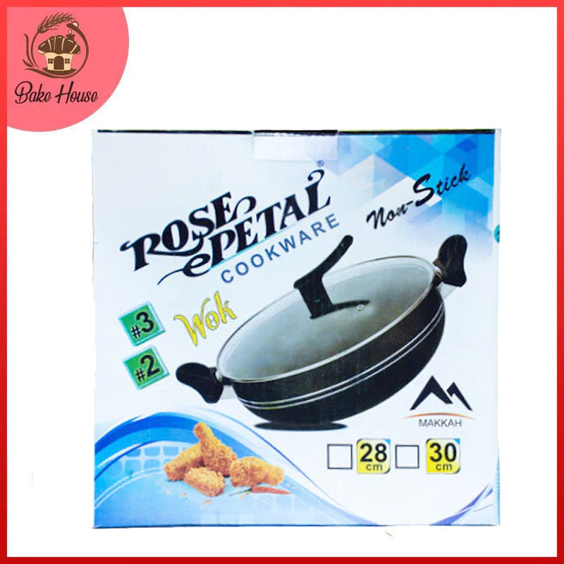 Karahi Pan Non Stick 30 CM Rose Petal