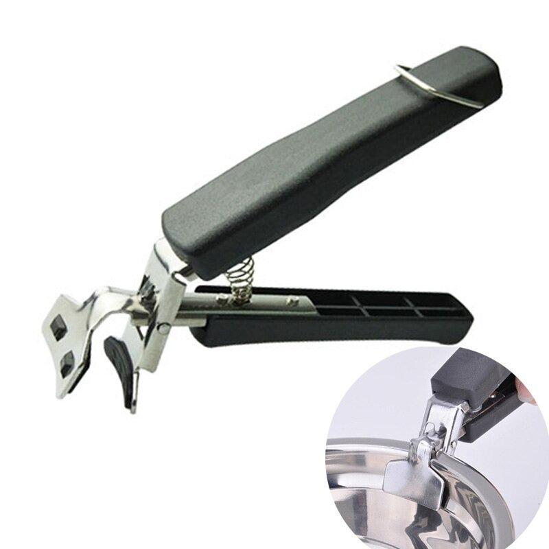Kitchen Bowl & Dish Holder Stainless Steel Plastic Handle