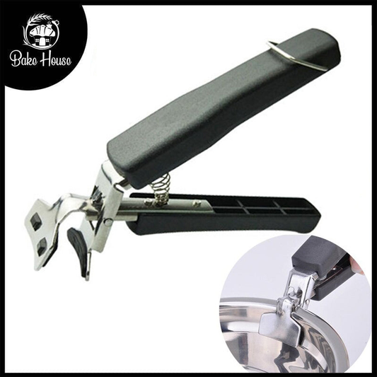 Kitchen Bowl & Dish Holder Stainless Steel Plastic Handle