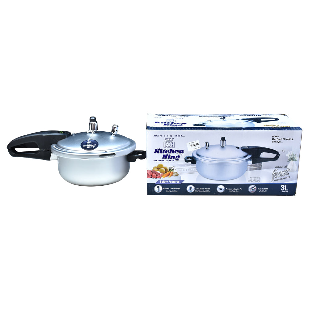 Kitchen King Pressure Cooker (Feast) 3 Liters
