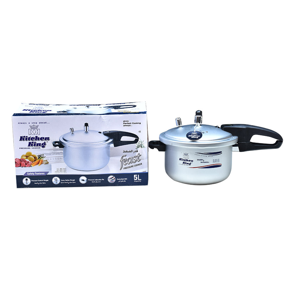 Kitchen King Pressure Cooker (Feast) 5 Liters