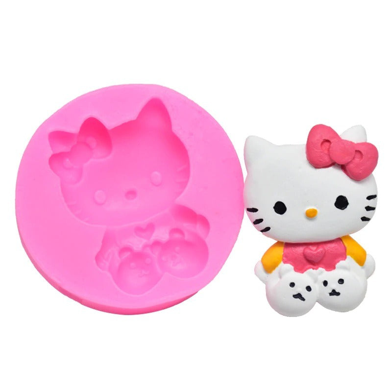 Kitty Silicone Fondant Mold