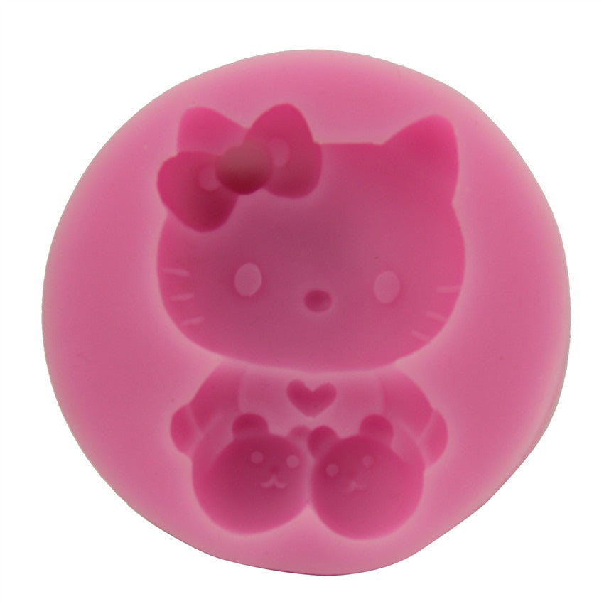 Kitty Silicone Fondant Mold
