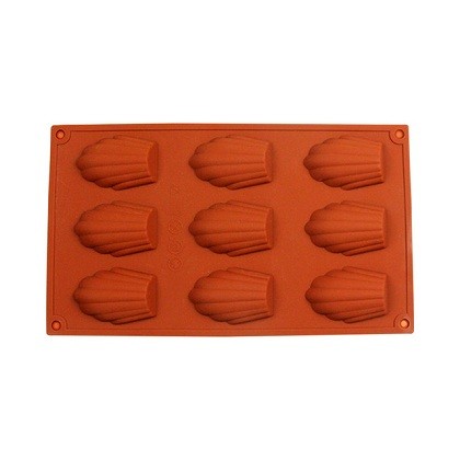 Large Shell Silicone Baking Mold 9 Cavity
