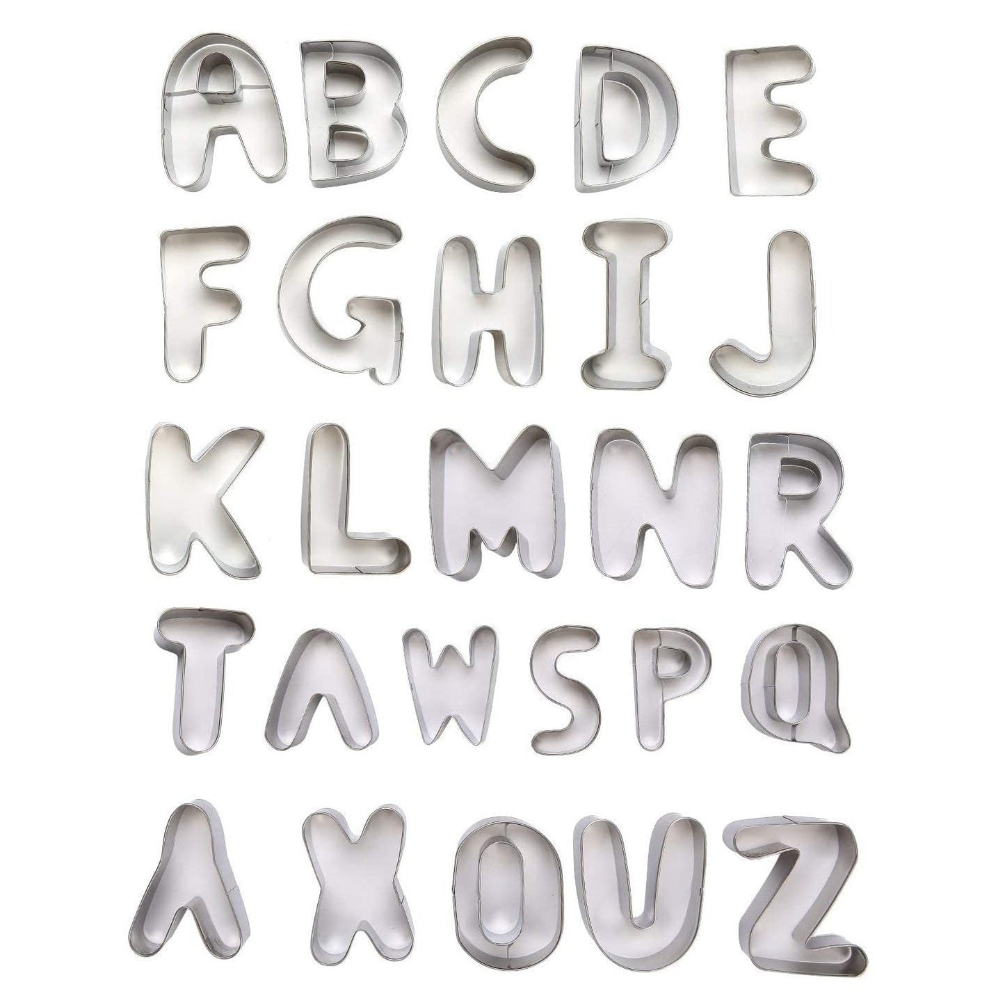 Large Size Alphabet Cutter Set Steel A To Z Complete