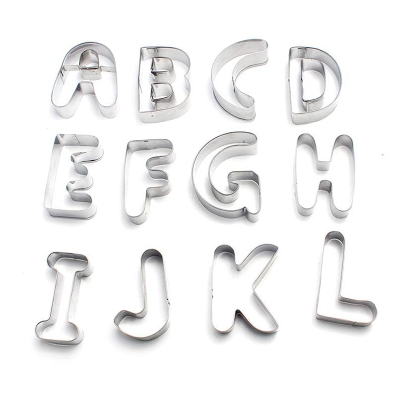 Large Size Alphabet Cutter Set Steel A To Z Complete